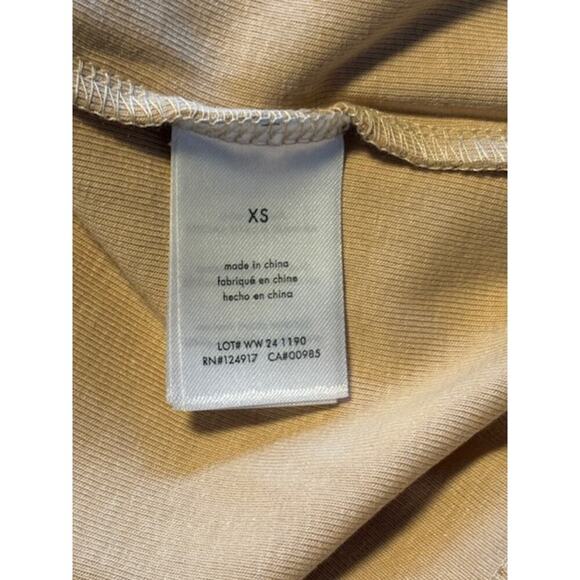 We Wore What Boat Neck Ribbed Midi Dress in Beige – NWT Size XS - Picture 8 of 10